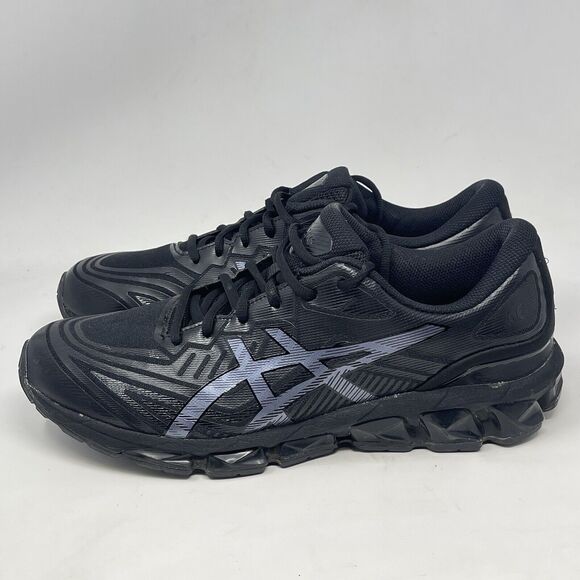 ASICS Gel-Quantum 360 VII Sneakers Mens 11 Black Blue Running Walking Shoes - Picture 2 of 16